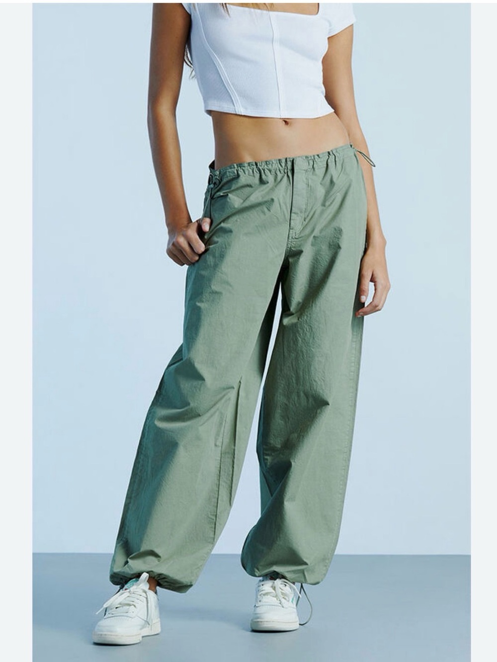 Pacsun Green Parachute Pants Size Small